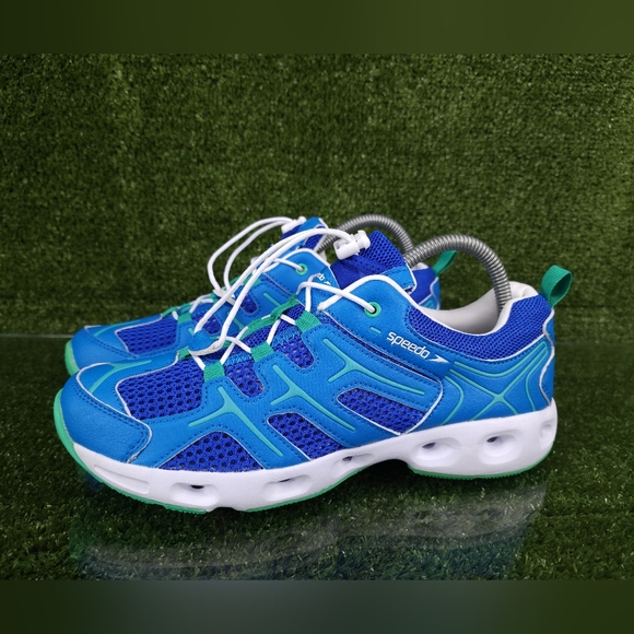 Speedo Water Shoes Women's US 9 Athletic Sneakers Blue Green - Picture 4 of 7